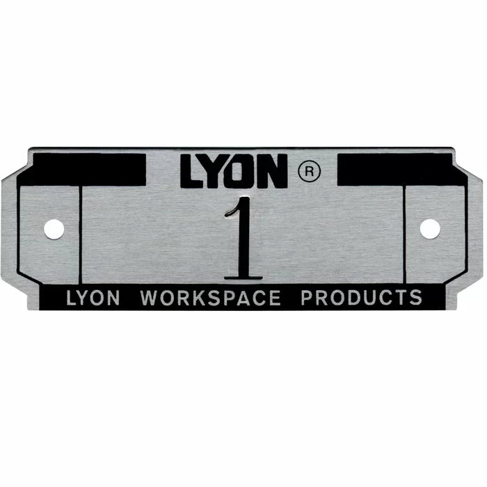 LY6829 Lyon OEM Number Plate (With Rivets)